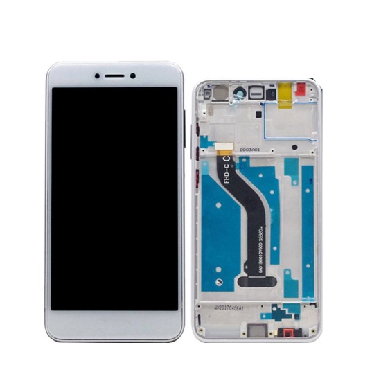 TOUCH+DISPLAY+FRAME HUAWEI P8 LITE 2017 WHITE (SERVICE PACK 02351DLU/02351DYW/02351VBS)